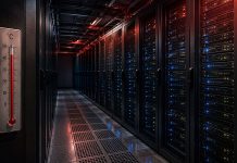 Rekordhitze setzt Rechenzentren unter Druck Anhaltende Hitze wird zum Risiko für Rechenzentren: Steigende Aussentemperaturen und immer leistungsfähigere IT-Systeme treiben den Kühlungsbedarf in die Höhe. Foto: Drees & Sommer SE/AI generated