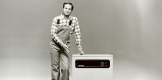 Eine der ersten Wärmepumpen von Stiebel Eltron aus den 1970er-Jahren – leistungsstark schon damals, heute deutlich effizienter. Foto: Stiebel Eltron