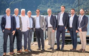 Die Geschäftsleitung Gebäudetechnik der Hälg Group per 01.09.2026: (v.l.n.r.) Reto Briner, Bruno Bollhalder, José Cocho, Eric Weibel, Sandro Keller, Domenico Ciliberto, Dalibor Bicanin, Dario Izzo, Sascha Codiga. Foto: Hälg Group