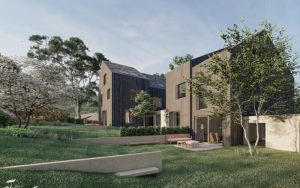 Im Rahmen des Green Living-Projekts von Kohlerstraumann, nachhaltige Einfamilienhäuser in Riehen, wurden intelligente Schalter von Dingz integriert. Foto: zvg