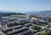 Die ETH baut in die Höhe Visualisierung des geplanten HWS auf dem Campus Hönggerberg. Der rund 80 Meter hohe Neu-bau wird künftig das Departement Informatik, die ETH-Bibliothek sowie Lehr- und öffentliche Nut-zungen beherbergen. ETH Zürich/Losinger Marazzi AG