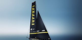 • ABB wird Partner von Ferrari Hypersail, einem innovativen Projekt für eine seetaugliche 100-Fuss-Full-Foiling-Einrumpfyacht mit erneuerbarer Energieversorgung. Foto: ABB