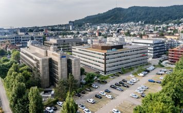 Neuer Hauptsitz für Siemens Schweiz Im Rahmen der Vereinbarung realisiert Procimmo den neuen Hauptsitz der Siemens Schweiz AG im nordwestlichen Teil des Areals, auf einer heute als Parkplatz genutzten Fläche. Foto: Procimmo